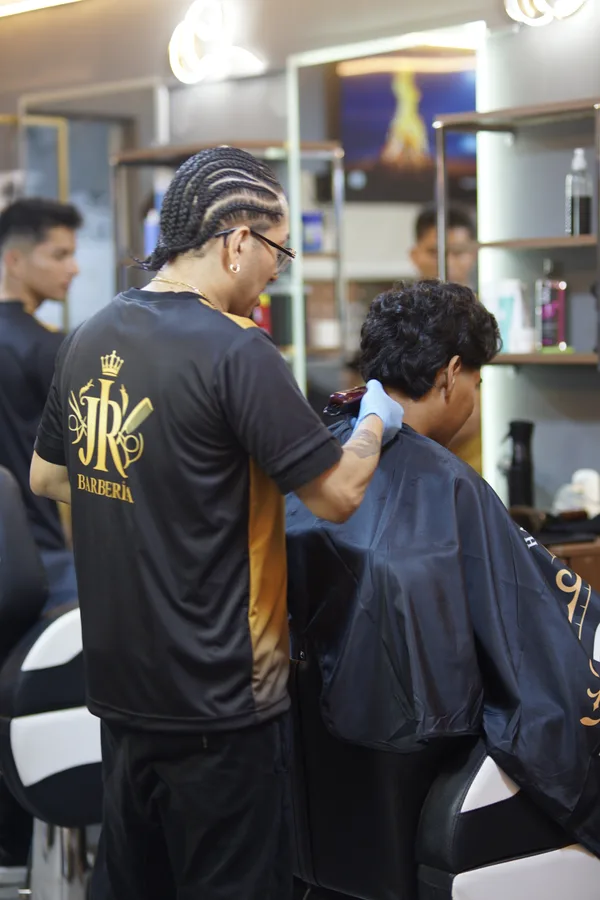 Detalle de corte profesional