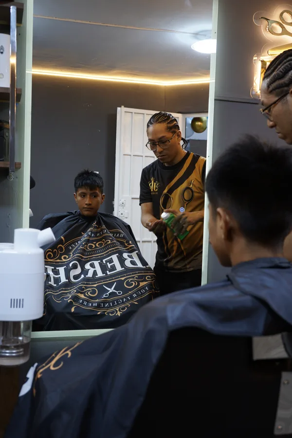 Sesión de corte JR Barbería