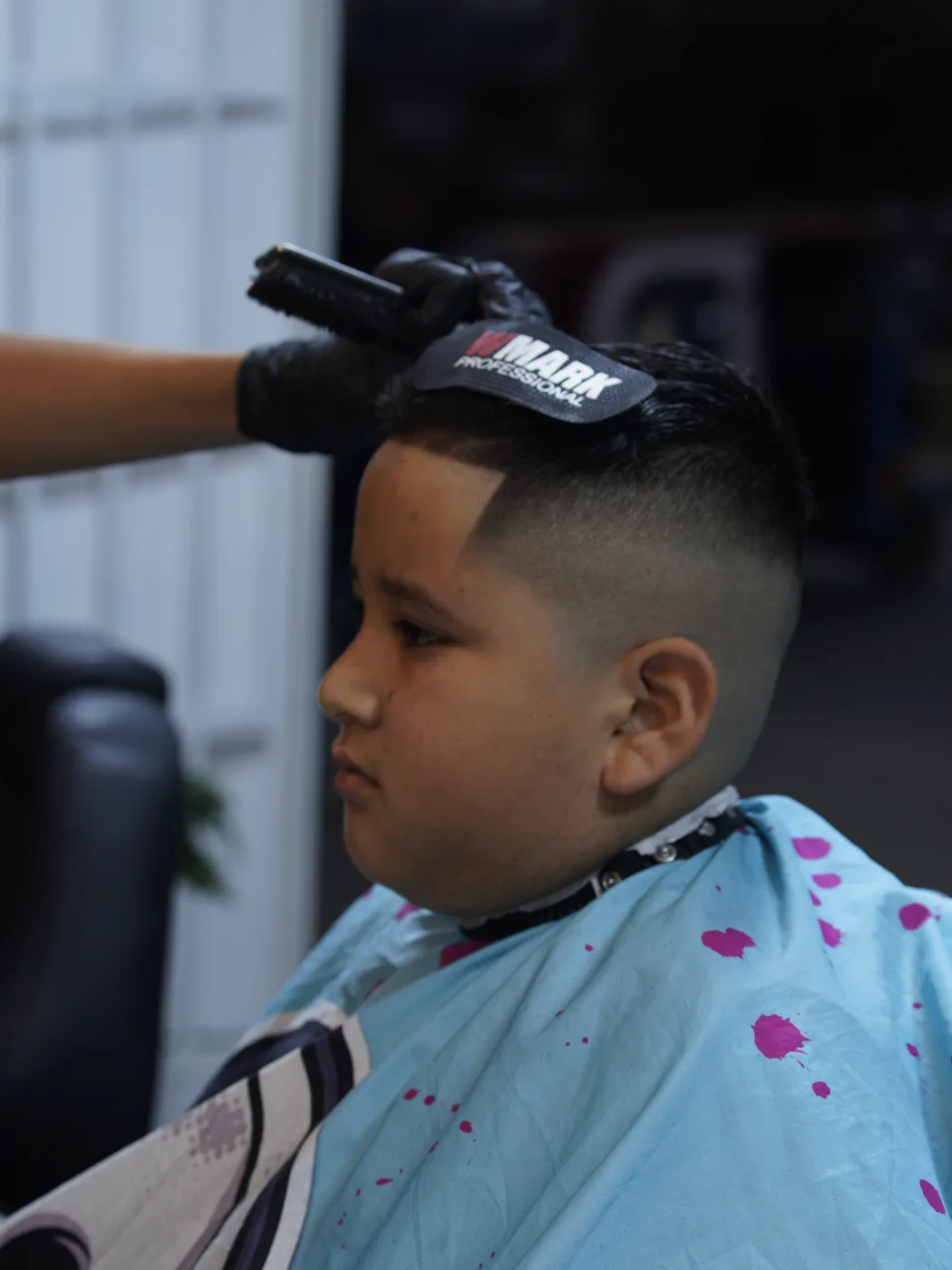 Resultado del fade perfil lateral
